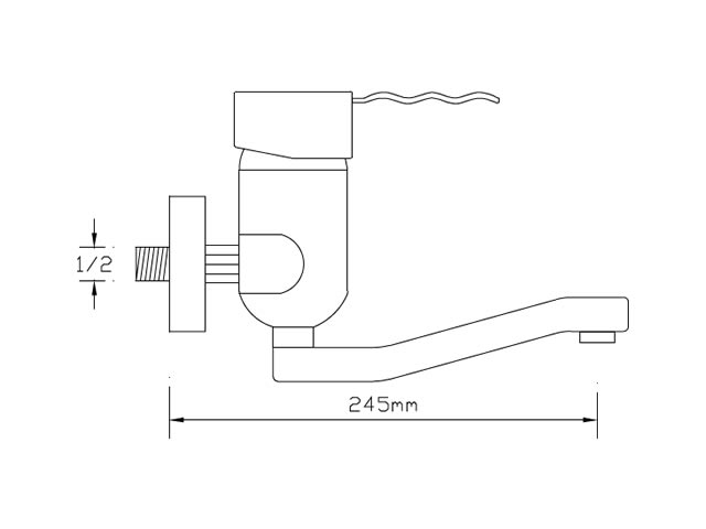 Sink Mixer Wall Mounted